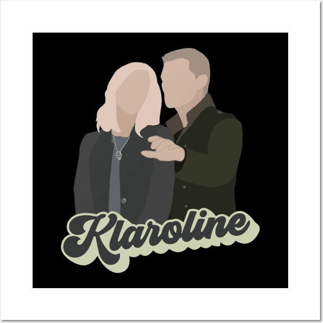 Klaroline - The Vampire Diaries Wall Art by whatabouthayley